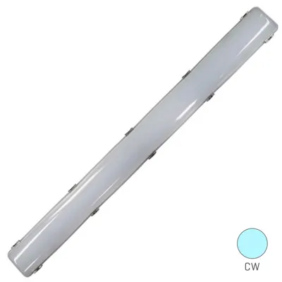 LED 36W Weatherproof IP66 Batten - 1160mm - 5000K, Voltex, supplied and installed in Alice Springs